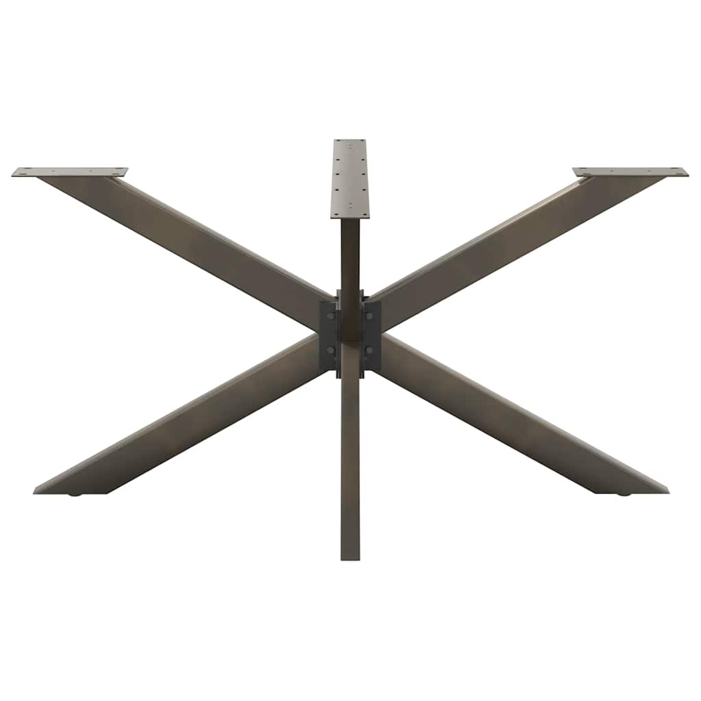 Dining Table Leg Spider Shape Black 150x78x(72-73) cm Steel