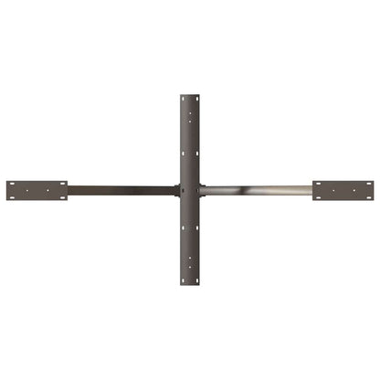 Dining Table Leg Spider Shape Black 150x78x(72-73) cm Steel