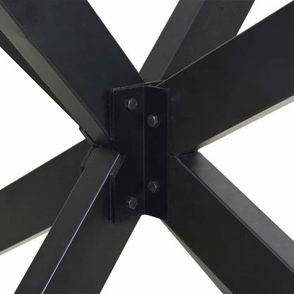 Dining Table Leg Spider Shape Anthracite 85x85x(72-73) cm Steel