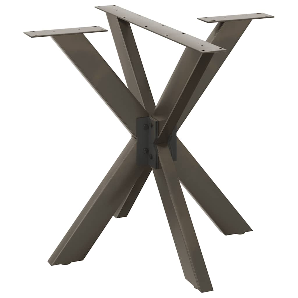Dining Table Leg Spider Shape Black 85x85x(72-73) cm Steel