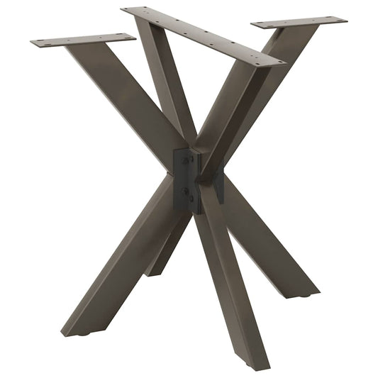 Dining Table Leg Spider Shape Black 85x85x(72-73) cm Steel