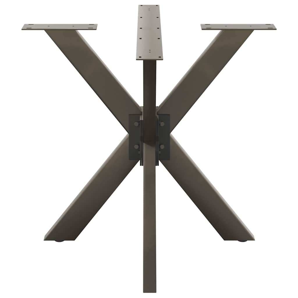 Dining Table Leg Spider Shape Black 85x85x(72-73) cm Steel