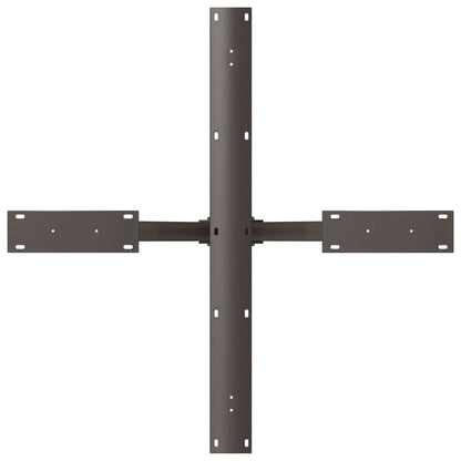 Dining Table Leg Spider Shape Black 85x85x(72-73) cm Steel
