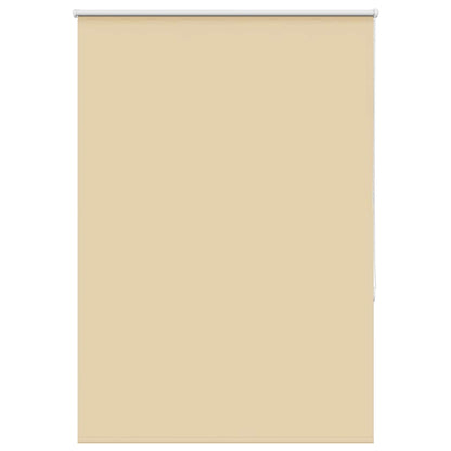 Roller Blind Blackout Beige 110x130 cm Fabric Width 105.7 cm Polyester