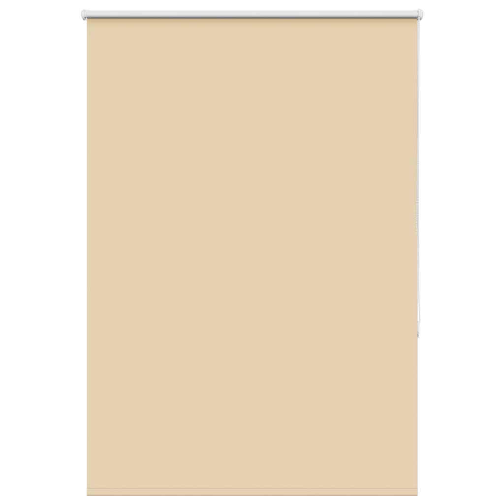 Roller Blind Blackout Beige 115x130 cm Fabric Width 110.7 cm Polyester
