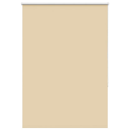 Roller Blind Blackout Beige 115x130 cm Fabric Width 110.7 cm Polyester