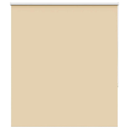 Roller Blind Blackout Beige 120x130 cm Fabric Width 116.6 cm Polyester