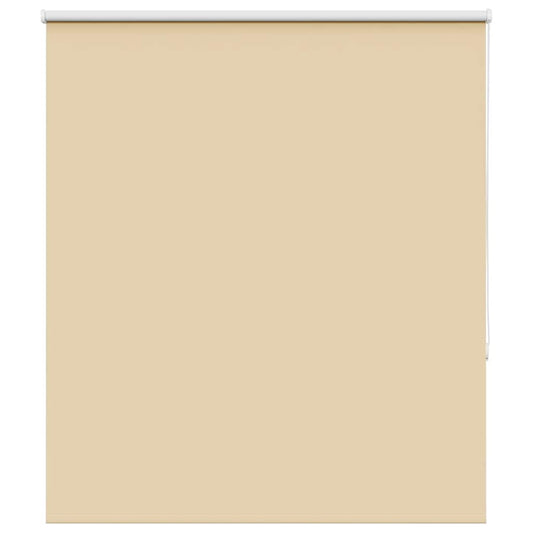 Roller Blind Blackout Beige 125x130 cm Fabric Width 121.6 cm