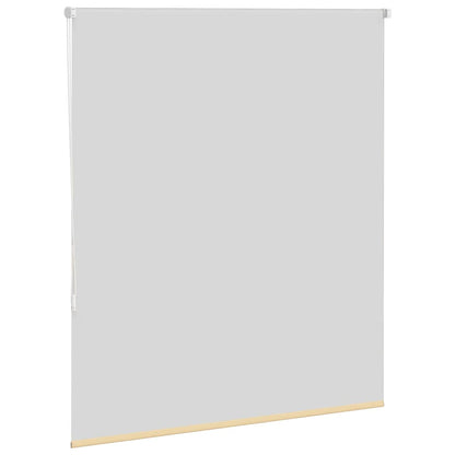 Roller Blind Blackout Beige 125x130 cm Fabric Width 121.6 cm Polyester