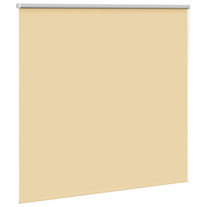 Roller Blind Blackout Beige 160x130 cm Fabric Width 156.6 cm Polyester
