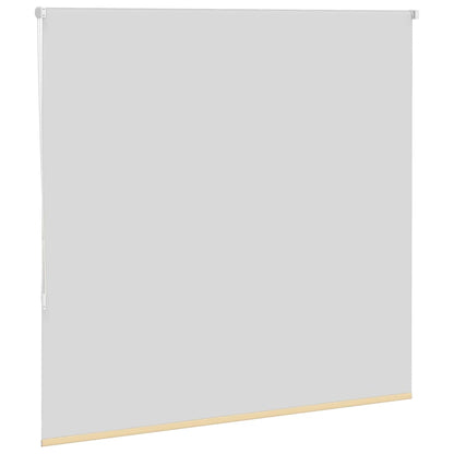Roller Blind Blackout Beige 165x130 cm Fabric Width 161.6 cm Polyester