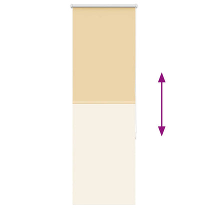 Roller Blind Blackout Beige 45x150 cm Fabric Width 40.7 cm Polyester