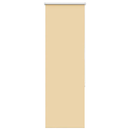 Roller Blind Blackout Beige 55x150 cm Fabric Width 50.7 cm Polyester