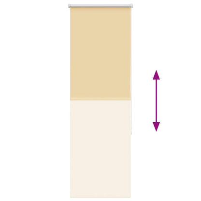Roller Blind Blackout Beige 55x150 cm Fabric Width 50.7 cm Polyester