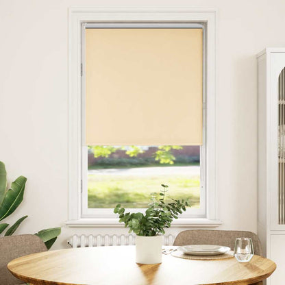 Roller Blind Blackout Beige 75x150 cm Fabric Width 70.7 cm Polyester