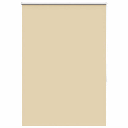 Roller Blind Blackout Beige 100x150 cm Fabric Width 95.7 cm Polyester