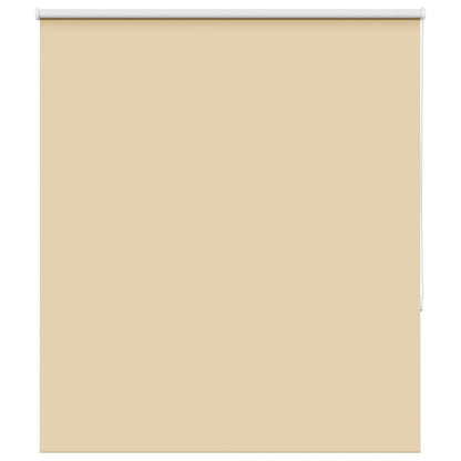 Roller Blind Blackout Beige 140x150 cm Fabric Width 136.6 cm Polyester