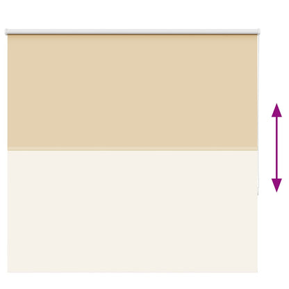 Roller Blind Blackout Beige 145x150 cm Fabric Width 141.6 cm Polyester