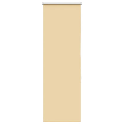 Roller Blind Blackout Beige 50x175 cm Fabric Width 45.7 cm Polyester