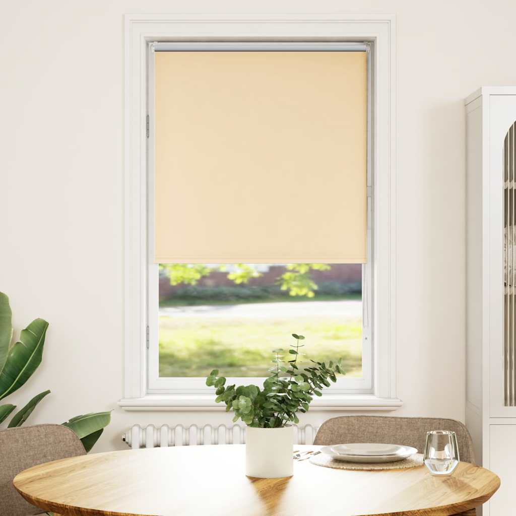 Roller Blind Blackout Beige 70x175 cm Fabric Width 65.7 cm Polyester
