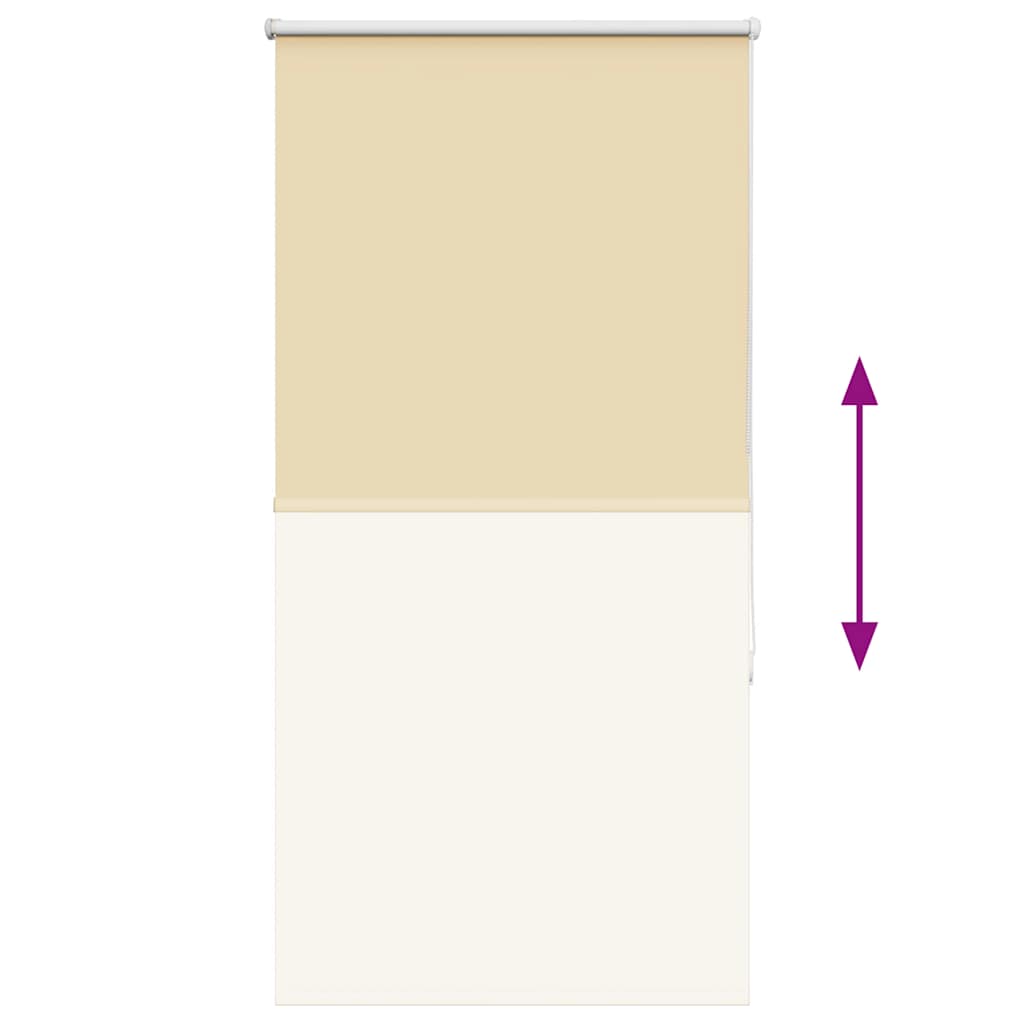 Roller Blind Blackout Beige 70x175 cm Fabric Width 65.7 cm Polyester