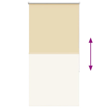 Roller Blind Blackout Beige 70x175 cm Fabric Width 65.7 cm Polyester