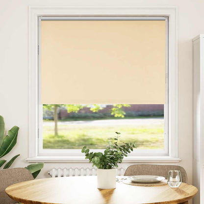 Roller Blind Blackout Beige 115x175 cm Fabric Width 110.7 cm Polyester