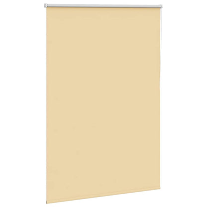 Roller Blind Blackout Beige 115x175 cm Fabric Width 110.7 cm Polyester
