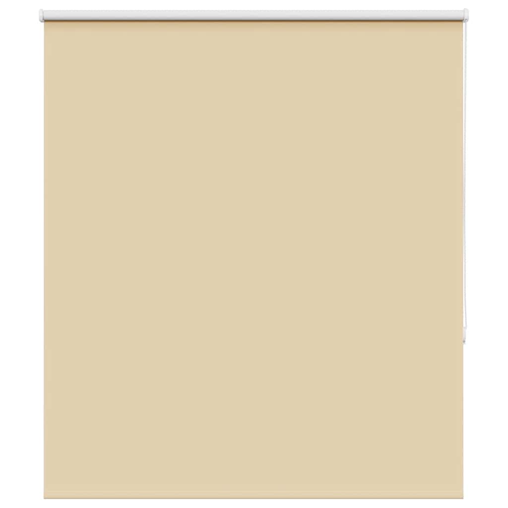 Roller Blind Blackout Beige 140x175 cm Fabric Width 136.6 cm Polyester