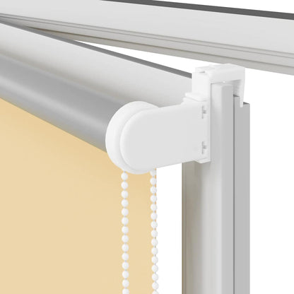 Roller Blind Blackout Beige 140x175 cm Fabric Width 136,6 cm Polyester
