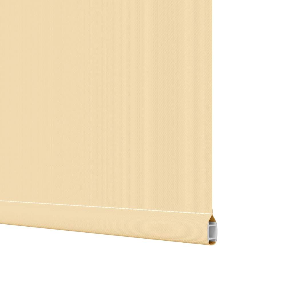 Roller Blind Blackout Beige 140x175 cm Fabric Width 136,6 cm Polyester