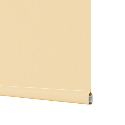 Roller Blind Blackout Beige 140x175 cm Fabric Width 136,6 cm Polyester