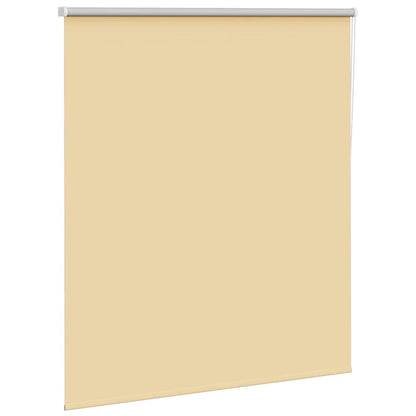 Roller Blind Blackout Beige 140x175 cm Fabric Width 136.6 cm Polyester