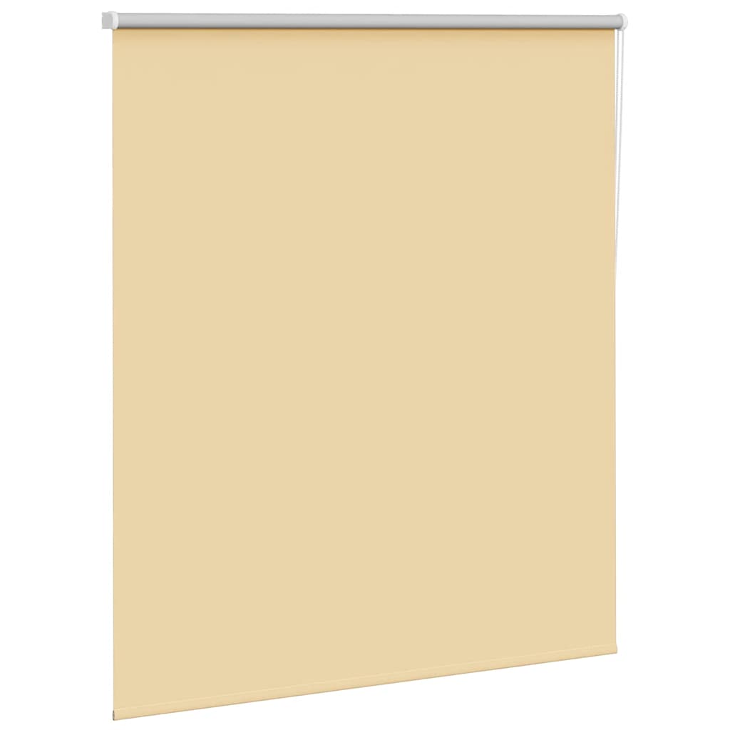 Roller Blind Blackout Beige 140x175 cm Fabric Width 136,6 cm Polyester