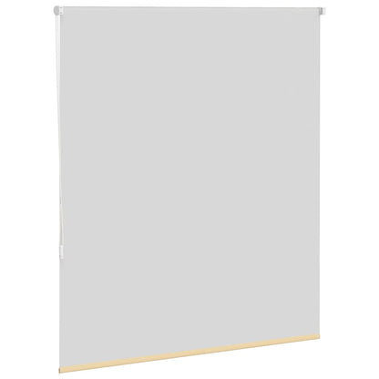 Roller Blind Blackout Beige 140x175 cm Fabric Width 136.6 cm Polyester