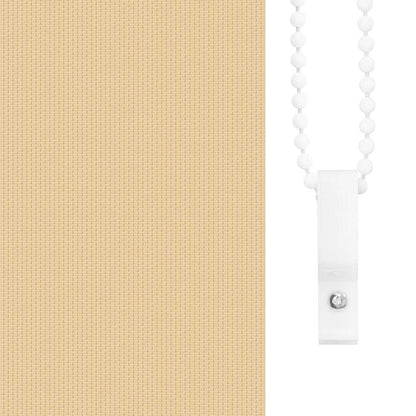 Roller Blind Blackout Beige 140x175 cm Fabric Width 136,6 cm Polyester