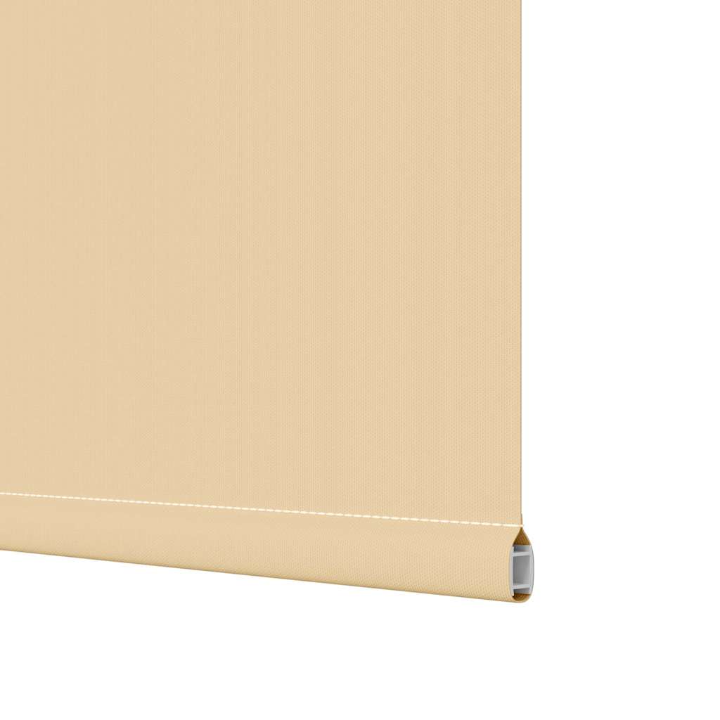 Roller Blind Blackout Beige 150x175 cm Fabric Width 146.6 cm