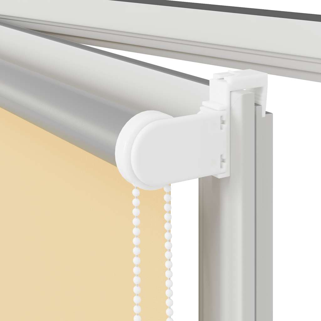 Roller Blind Blackout Beige 160x175 cm Fabric Width 156.6 cm