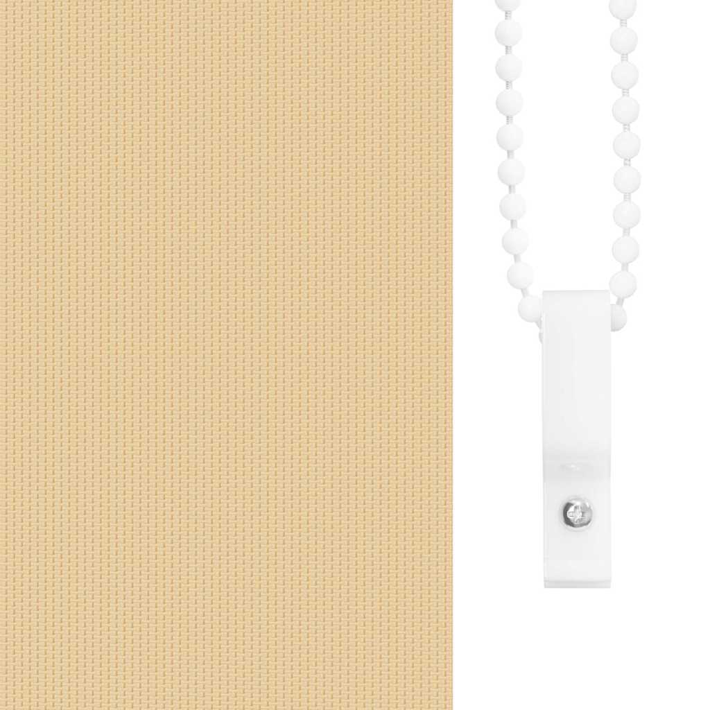 Roller Blind Blackout Beige 160x175 cm Fabric Width 156.6 cm Polyester
