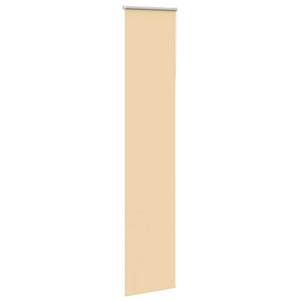 Roller Blind Blackout Beige 40x210 cm Fabric Width 35.7 cm Polyester