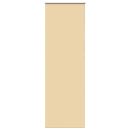 Roller Blind Blackout Beige 70x210 cm Fabric Width 65.7 cm Polyester