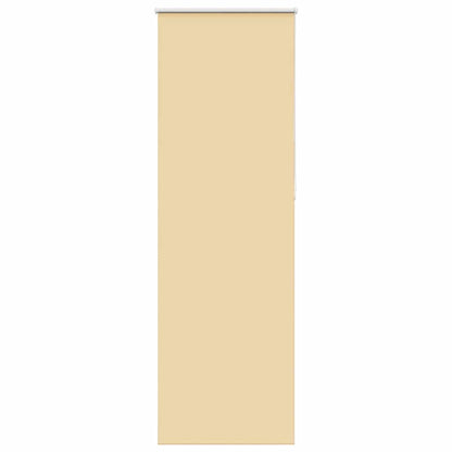 Roller Blind Blackout Beige 80x210 cm Fabric Width 75.7 cm Polyester
