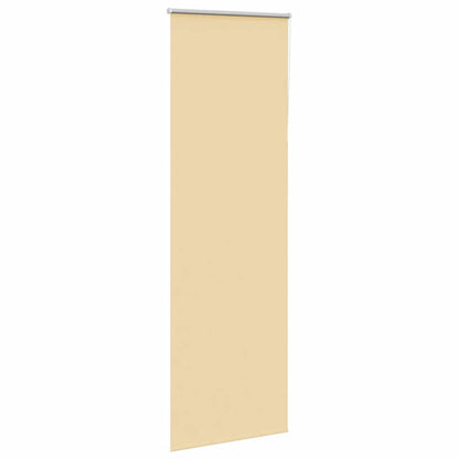Roller Blind Blackout Beige 80x210 cm Fabric Width 75.7 cm Polyester