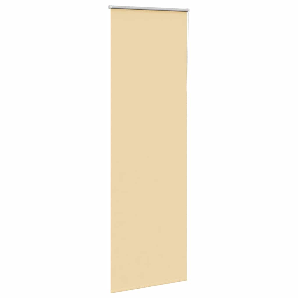 Roller Blind Blackout Beige 80x210 cm Fabric Width 75.7 cm Polyester