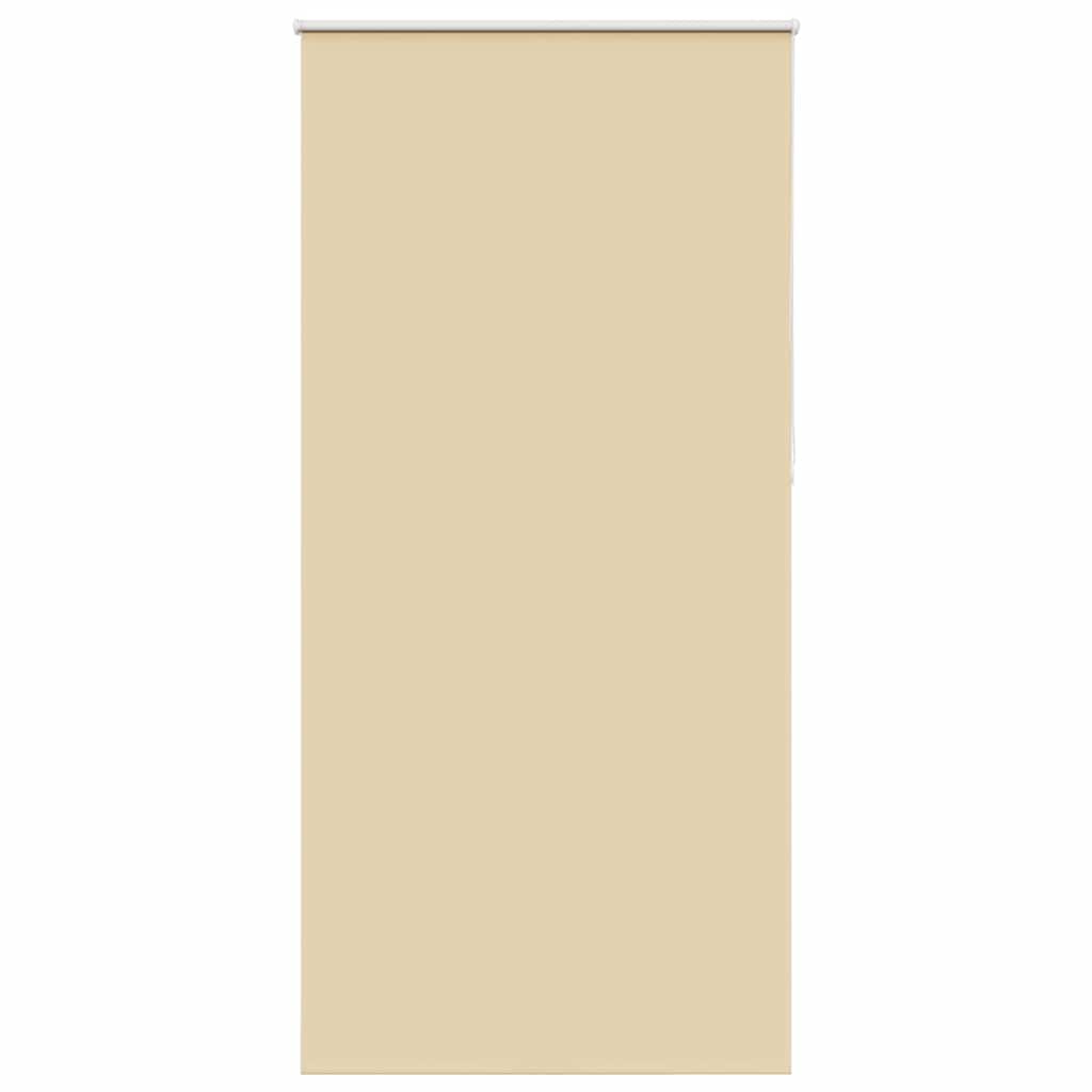 Roller Blind Blackout Beige 90x210 cm Fabric Width 85.7 cm Polyester