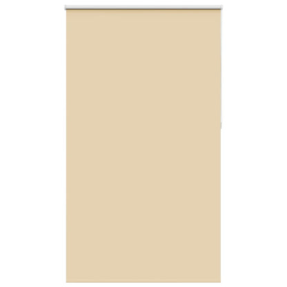 Roller Blind Blackout Beige 130x210 cm Fabric Width 126.6 cm Polyester