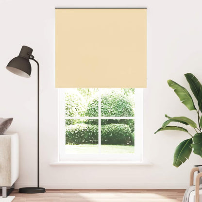 Roller Blind Blackout Beige 130x210 cm Fabric Width 126.6 cm