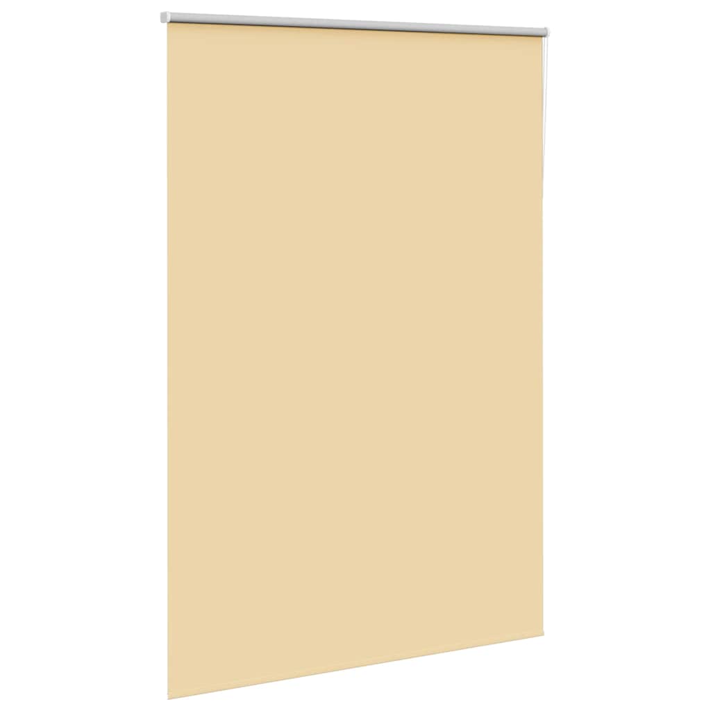 Roller Blind Blackout Beige 150x210 cm Fabric Width 146.6 cm Polyester