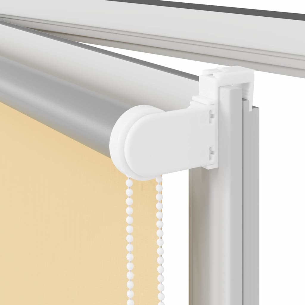 Roller Blind Blackout Beige 160x210 cm Fabric Width 156.6 cm