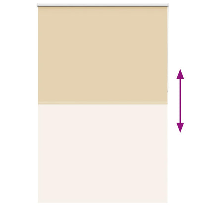 Roller Blind Blackout Beige 160x210 cm Fabric Width 156.6 cm Polyester